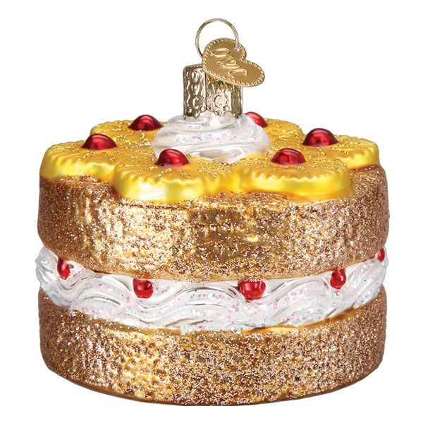 Pineapple Upsidedown Cake Ornament Old World Christmas