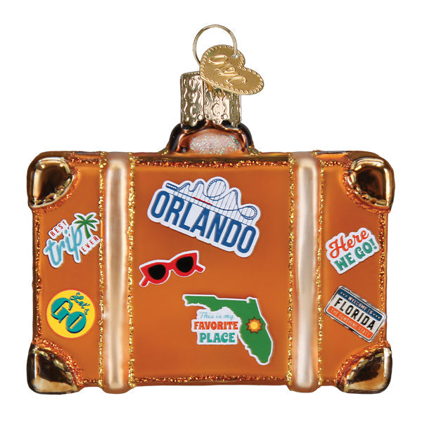Orlando Suitcase Ornament Old World Christmas