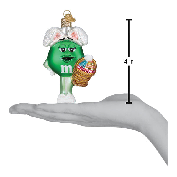 M&M'S Green Easter Ornament Old World Christmas