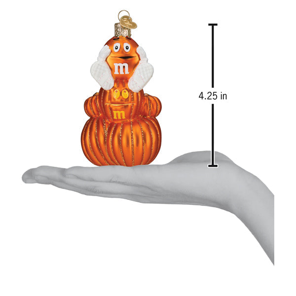 M&M'S Orange Autumn Ornament Old World Christmas