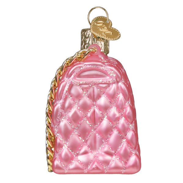 Quilted Purse Ornament Old World Christmas