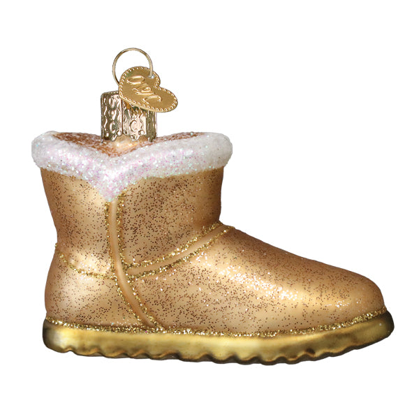 Sheepskin Boot Ornament Old World Christmas
