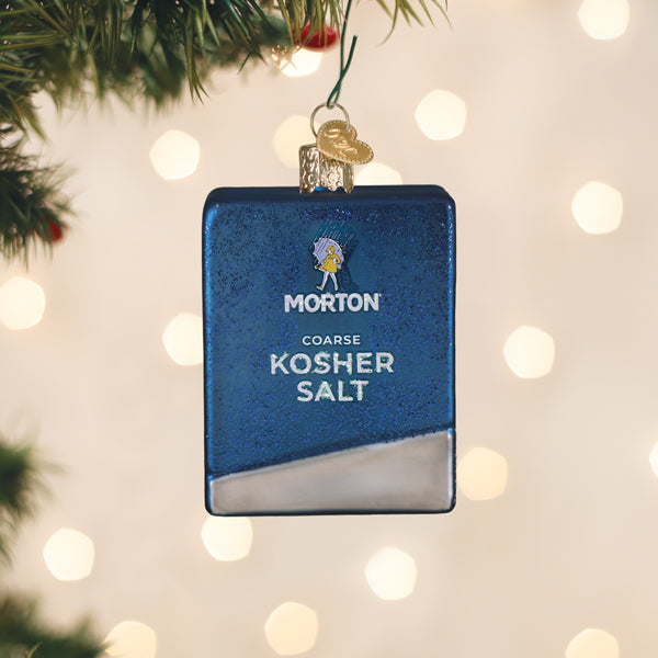 Morton Kosher Salt Box Ornament Old World Christmas