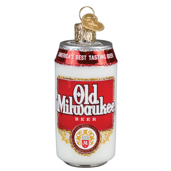 Old Milwaukee Beer Can Ornament Old World Christmas