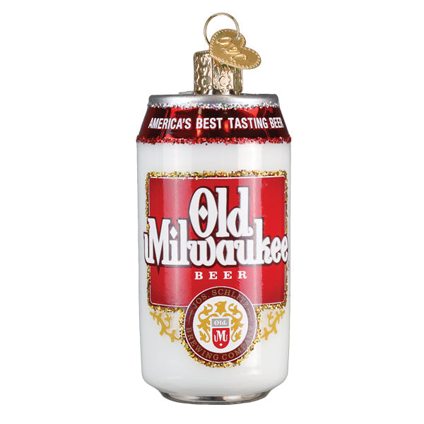 Old Milwaukee Beer Can Ornament Old World Christmas
