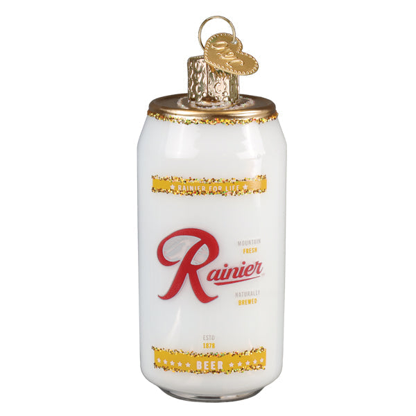 Rainier Beer Can Ornament Old World Christmas