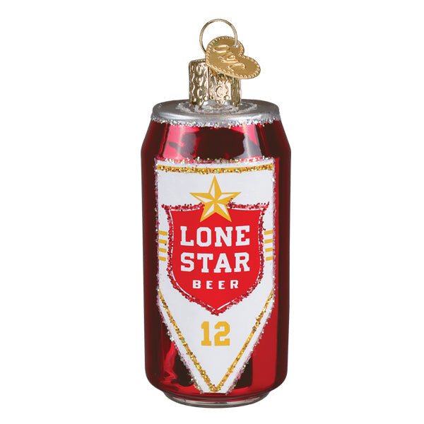 Lone Star Beer Can Ornament Old World Christmas