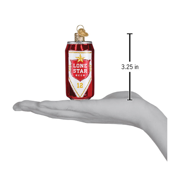 Lone Star Beer Can Ornament Old World Christmas