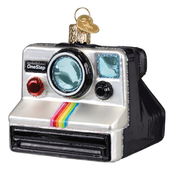 Polaroid Onestep Camera Ornament Old World Christmas