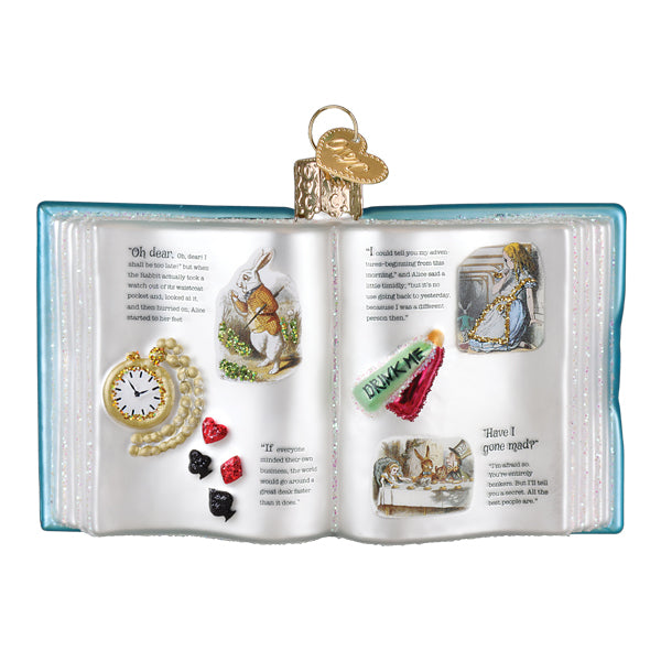 Alice's Adventures In Wonderland Ornament Old World Christmas