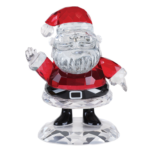 Santa Claus Crystal Figurine Old World Christmas