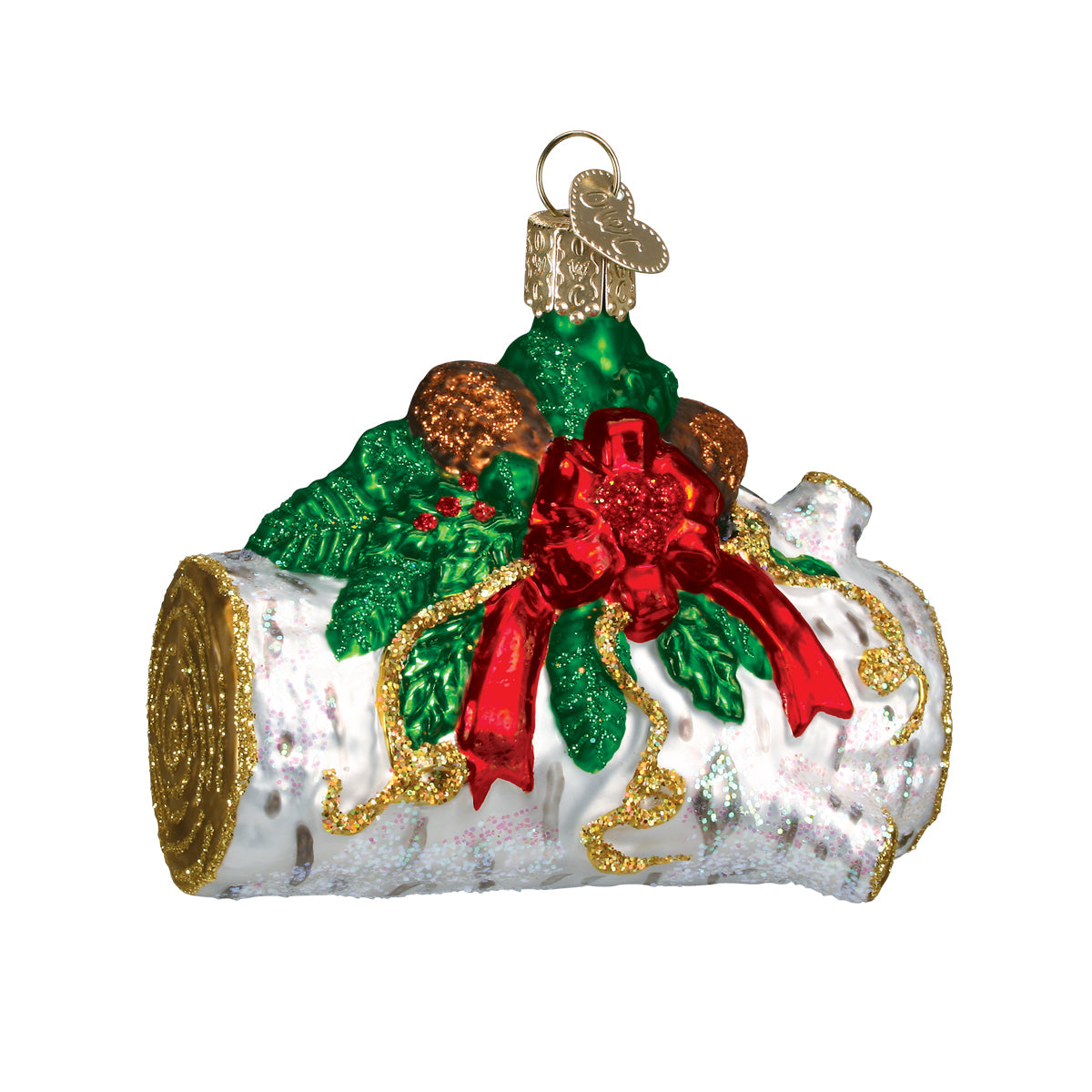 Yule Log Ornament Old World Christmas