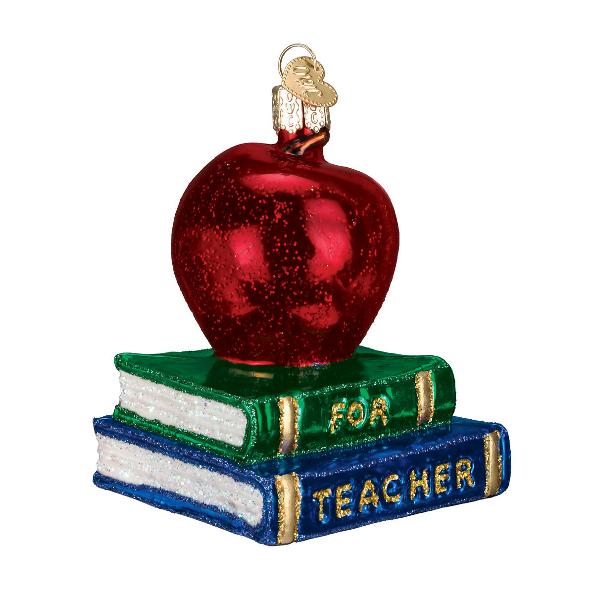 Teacher's Apple Ornament Old World Christmas