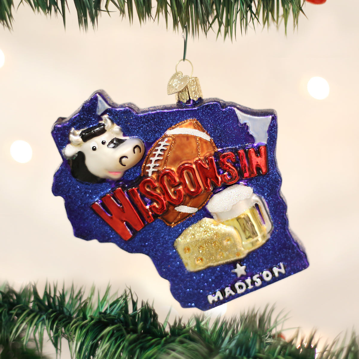 State Of Wisconsin Ornament Old World Christmas