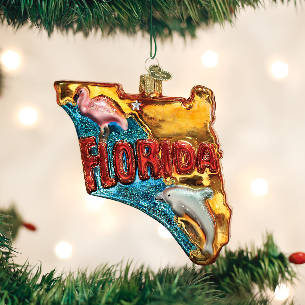 State Of Florida Ornament Old World Christmas