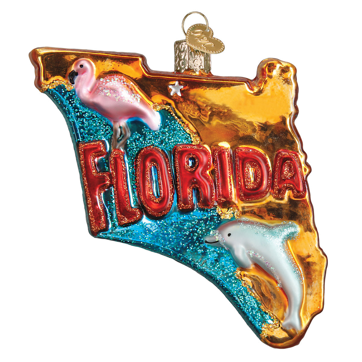 State Of Florida Ornament Old World Christmas