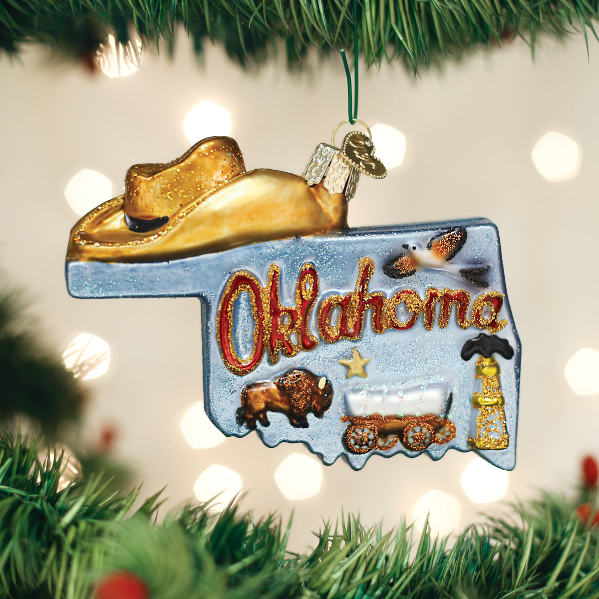 State Of Oklahoma Ornament Old World Christmas