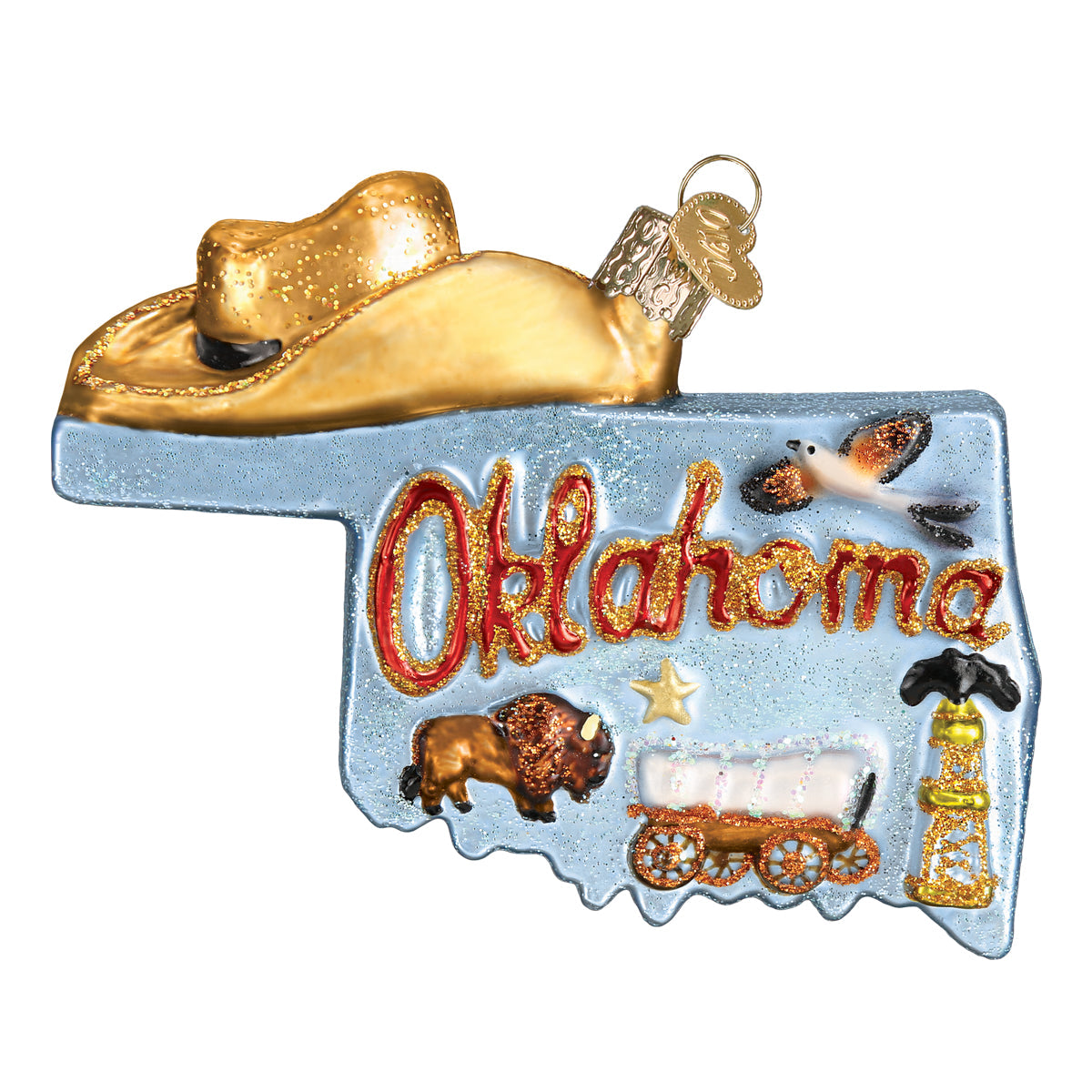 State Of Oklahoma Ornament Old World Christmas