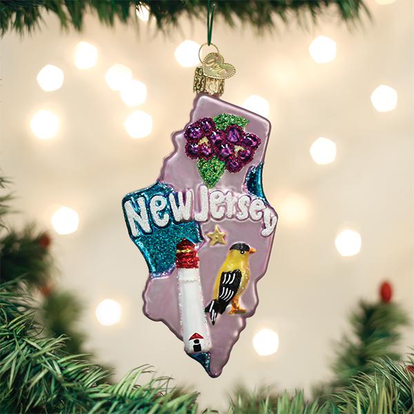 State Of New Jersey Ornament Old World Christmas