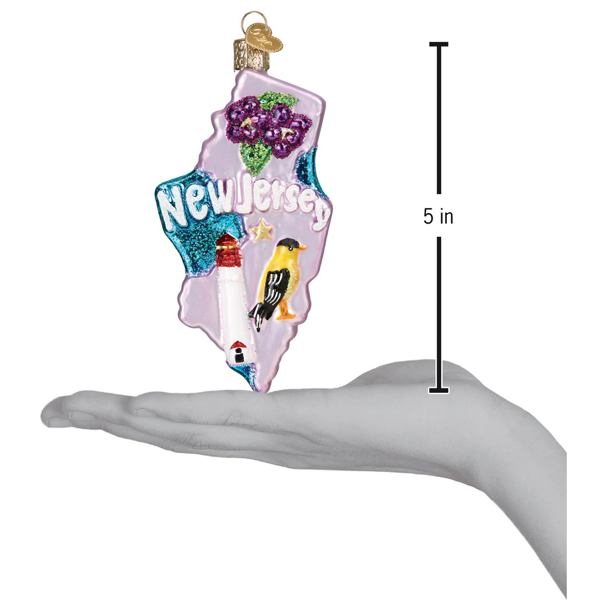 State Of New Jersey Ornament Old World Christmas