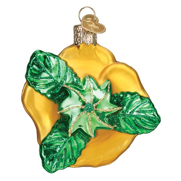 Yellow Rose Ornament Old World Christmas