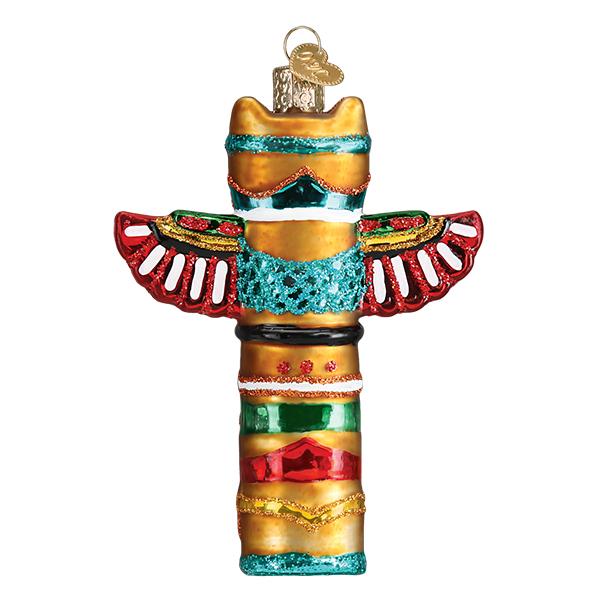 Totem Pole Ornament Old World Christmas