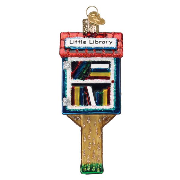 Little Library Ornament Old World Christmas