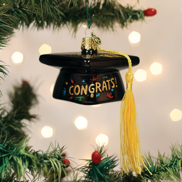 Graduation Cap Ornament Old World Christmas