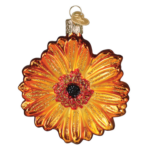 Sunset Gerbera Daisy Ornament Old World Christmas