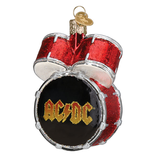 AC/DC Drum Set Ornament Old World Christmas
