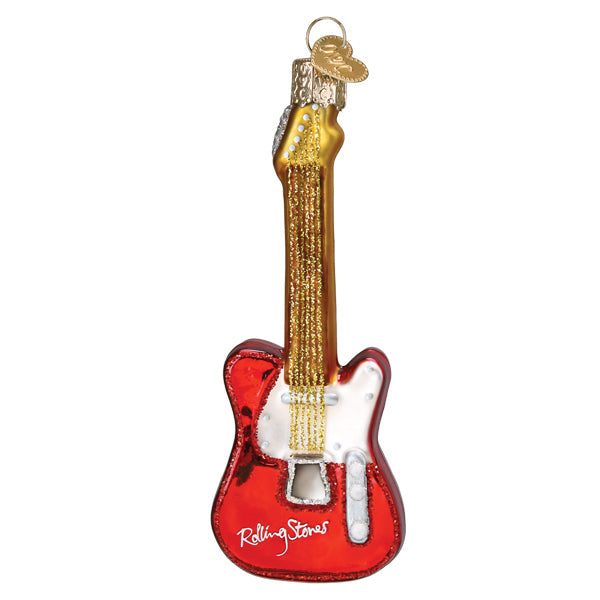 The Rolling Stones Guitar Ornament Old World Christmas