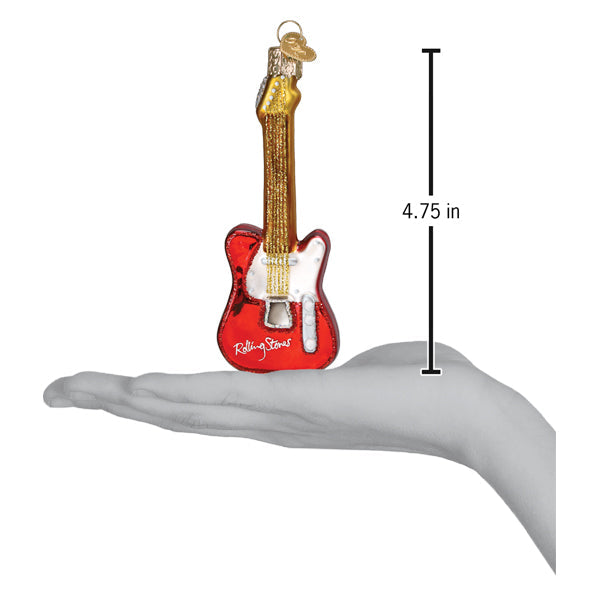 The Rolling Stones Guitar Ornament Old World Christmas