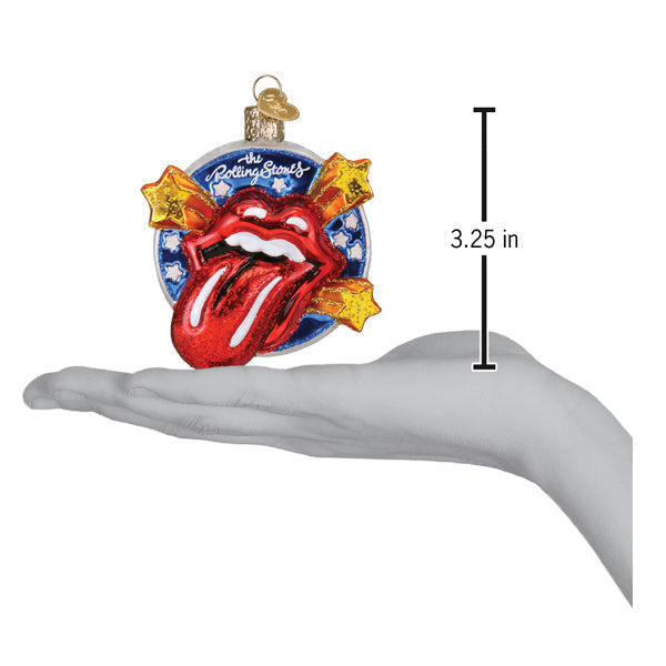 The Rolling Stones Tongue Ornament Old World Christmas