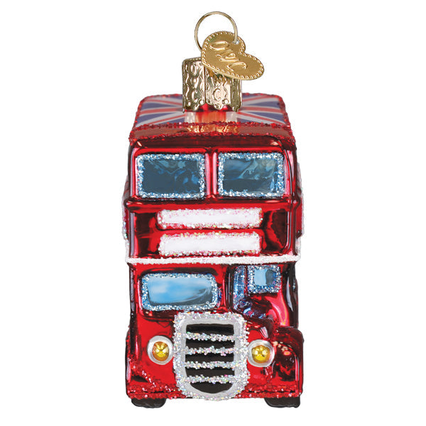 The Rolling Stones British Bus Ornament Old World Christmas