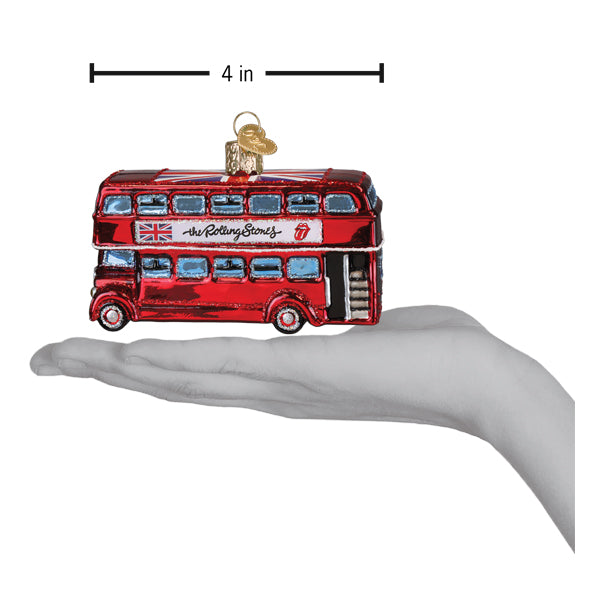 The Rolling Stones British Bus Ornament Old World Christmas