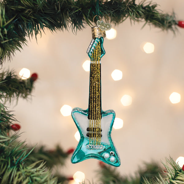 Rockin' Electric Guitar Ornament Old World Christmas