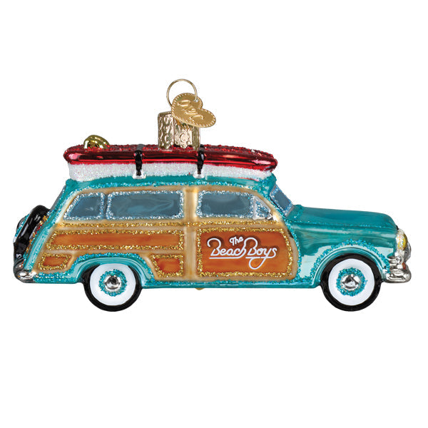 The Beach Boys Surfin' Woody Ornament Old World Christmas
