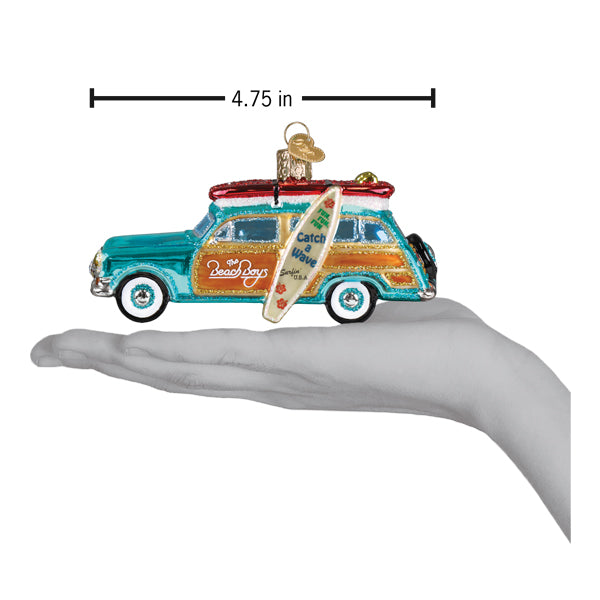 The Beach Boys Surfin' Woody Ornament Old World Christmas