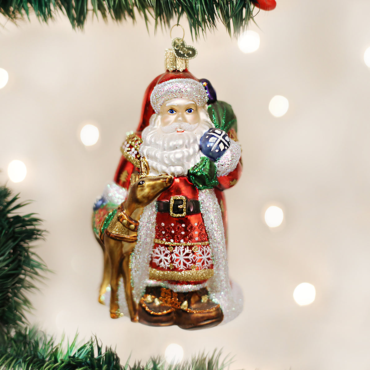 Nordic Santa Ornament Old World Christmas