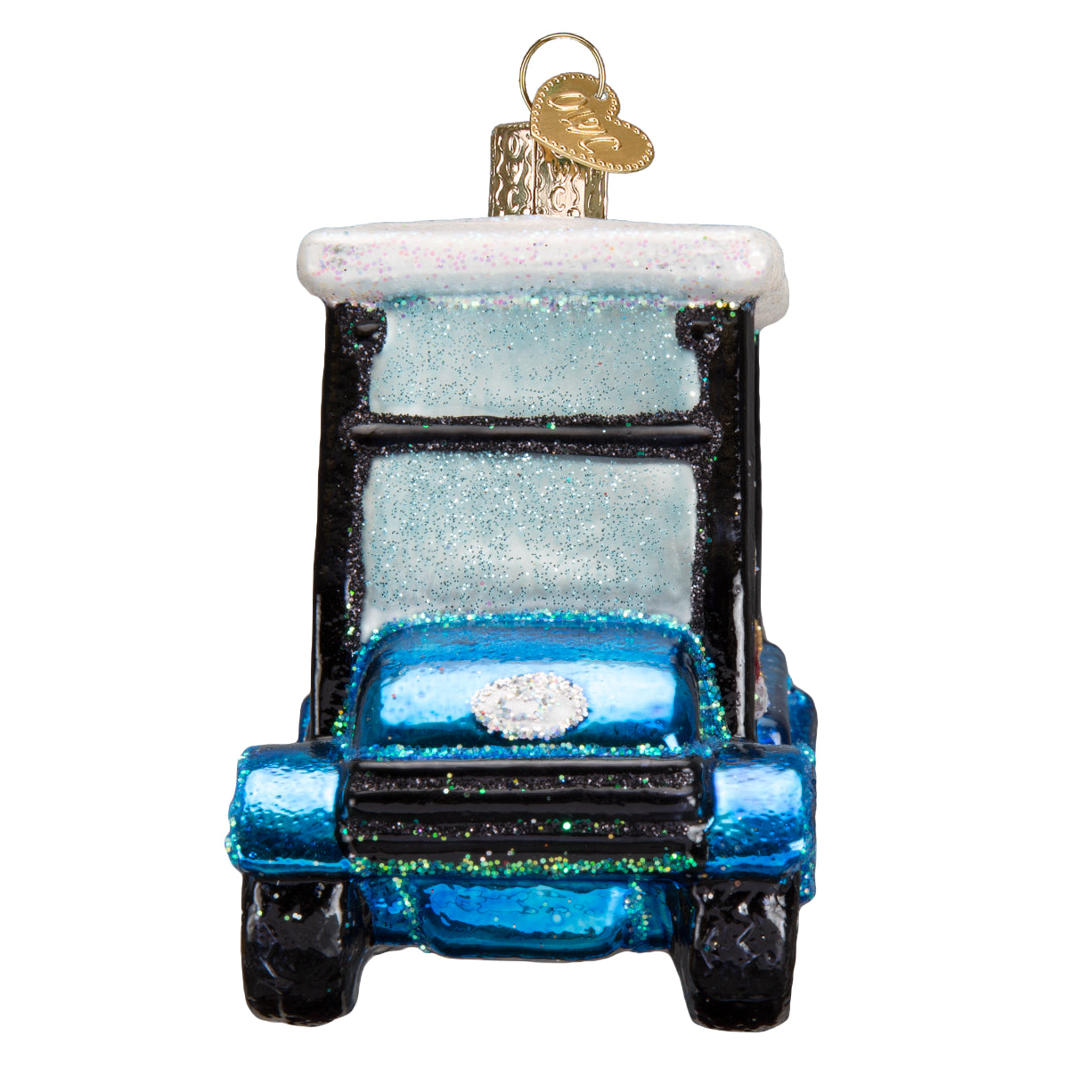 Golf Cart Santa Old World Christmas