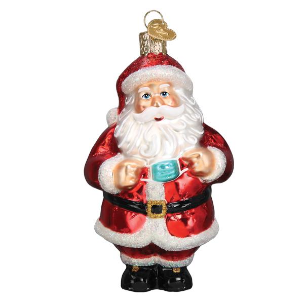 Santa Revealed Ornament Old World Christmas