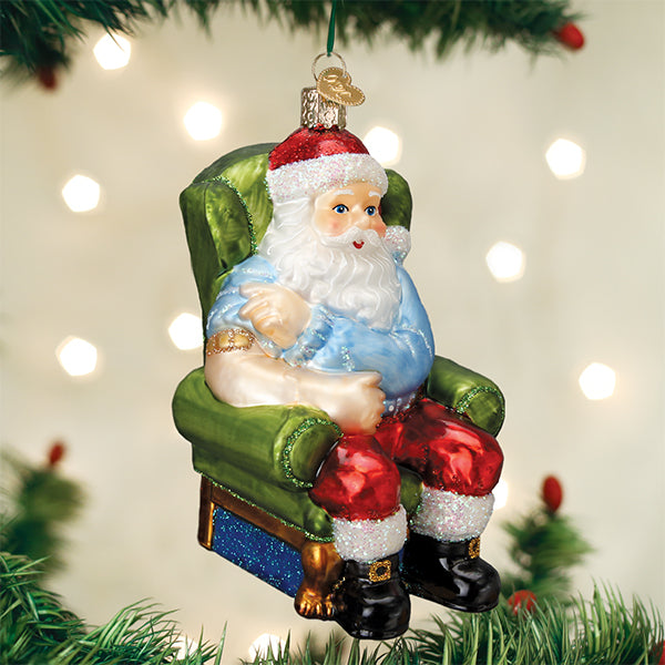 Santa Claus Vaccinated Ornament Old World Christmas