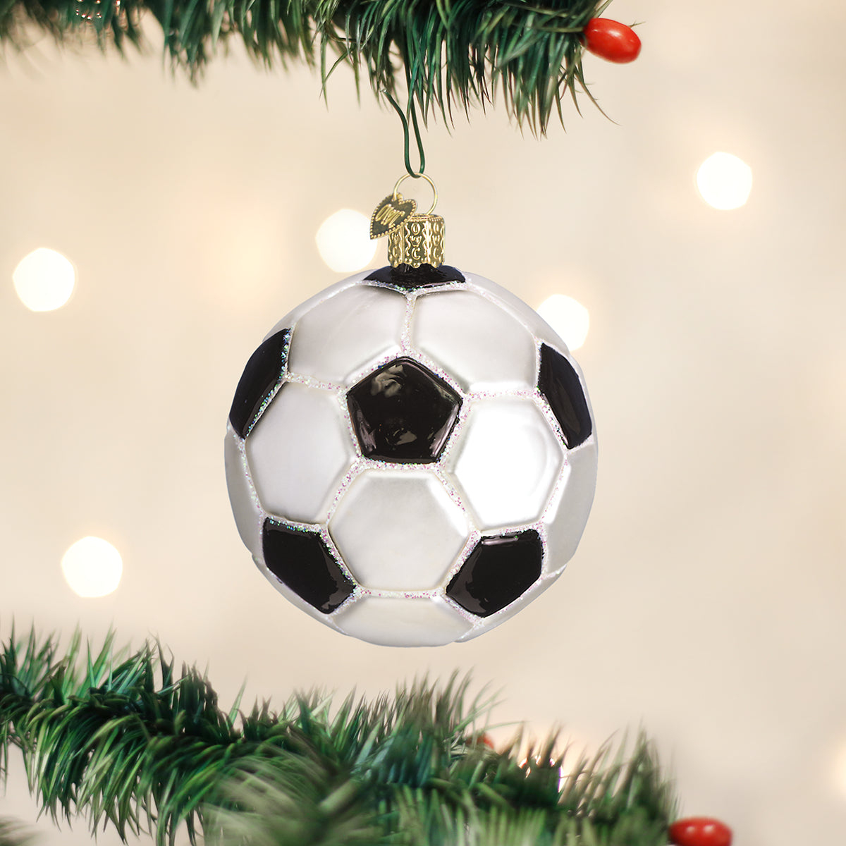 Soccer Ball Ornament Old World Christmas