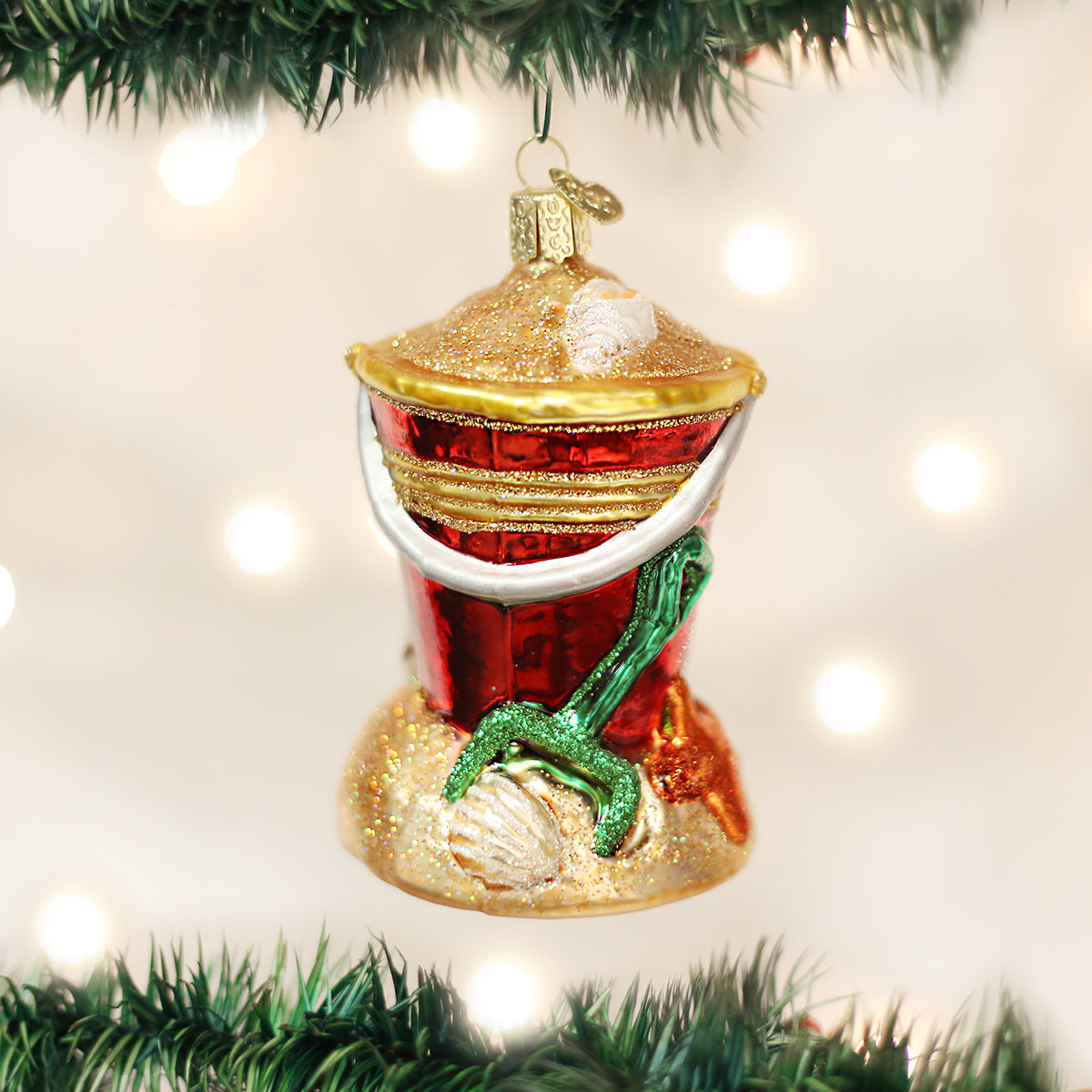 Beach Bucket Ornament Old World Christmas