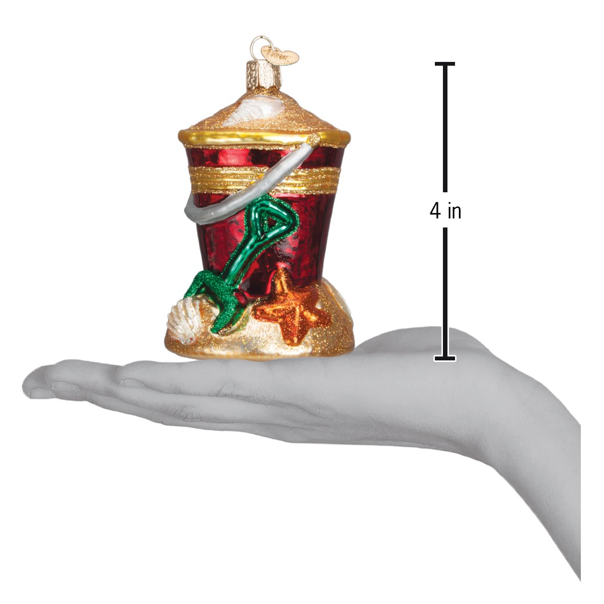 Beach Bucket Ornament Old World Christmas