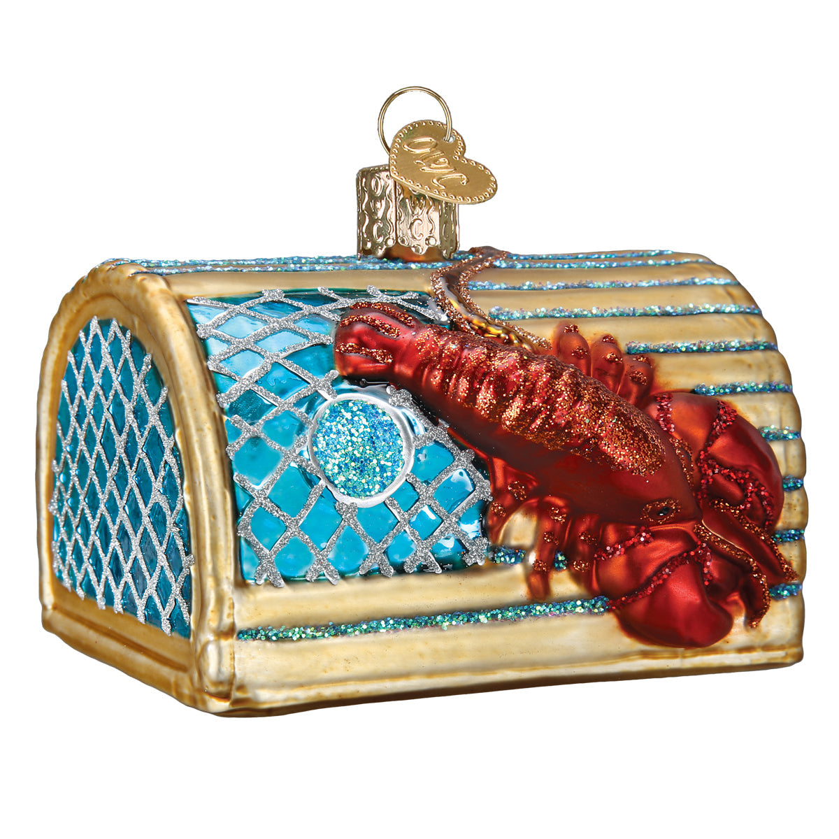 Lobster Trap Ornament Old World Christmas