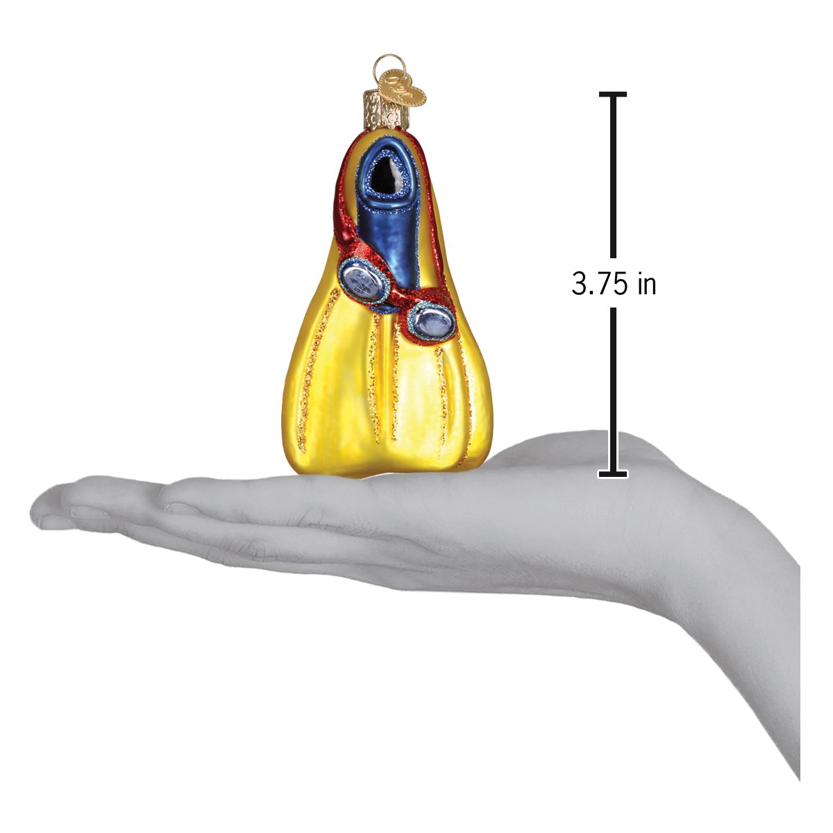 Swim Flippers Ornament Old World Christmas