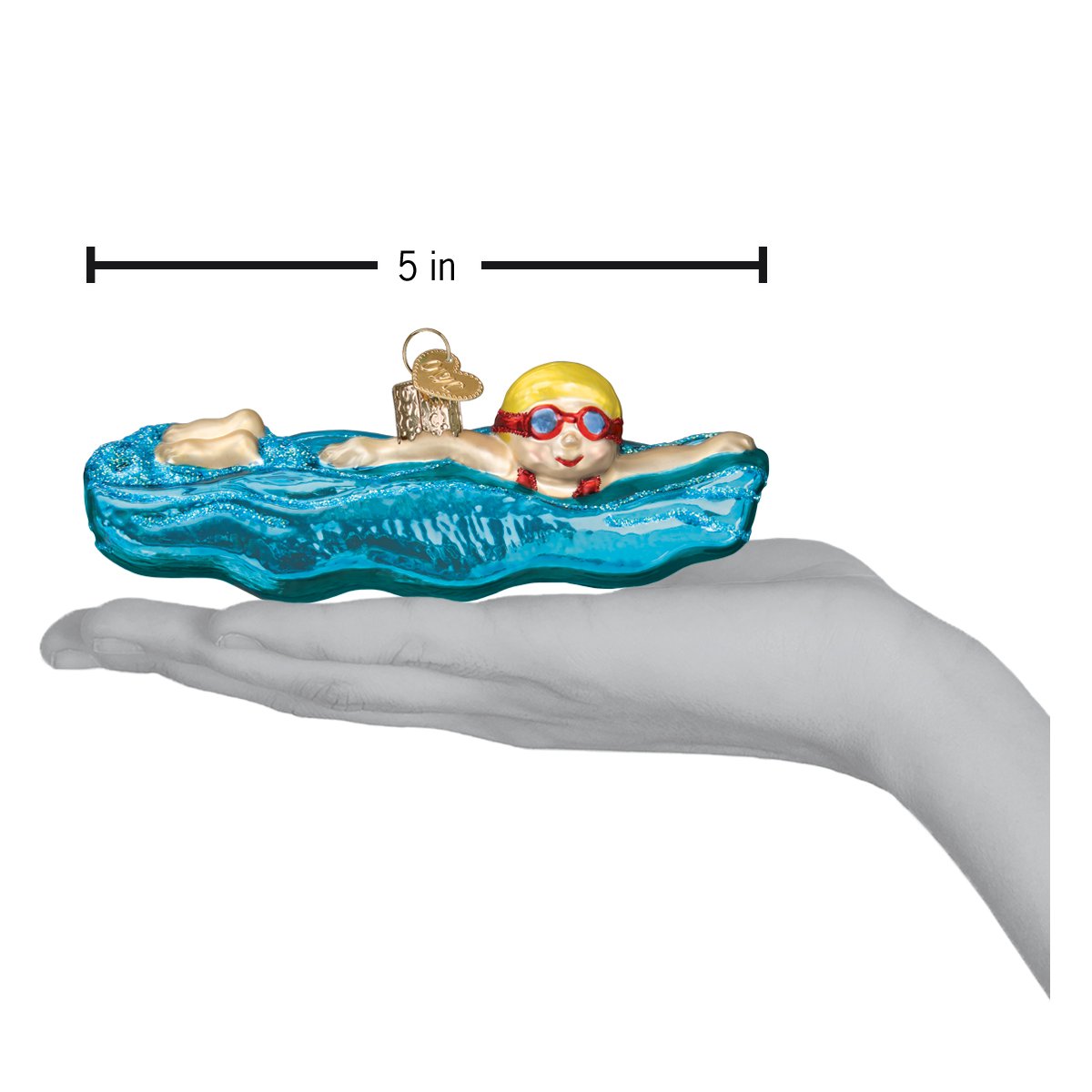 Swimming Ornament Old World Christmas