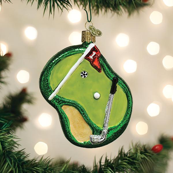 Putting Green Ornament Old World Christmas