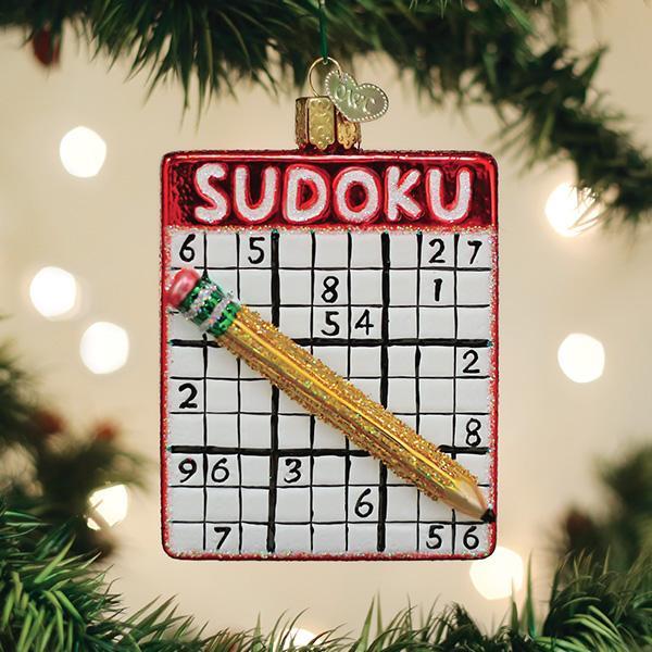 Sudoku Ornament Old World Christmas